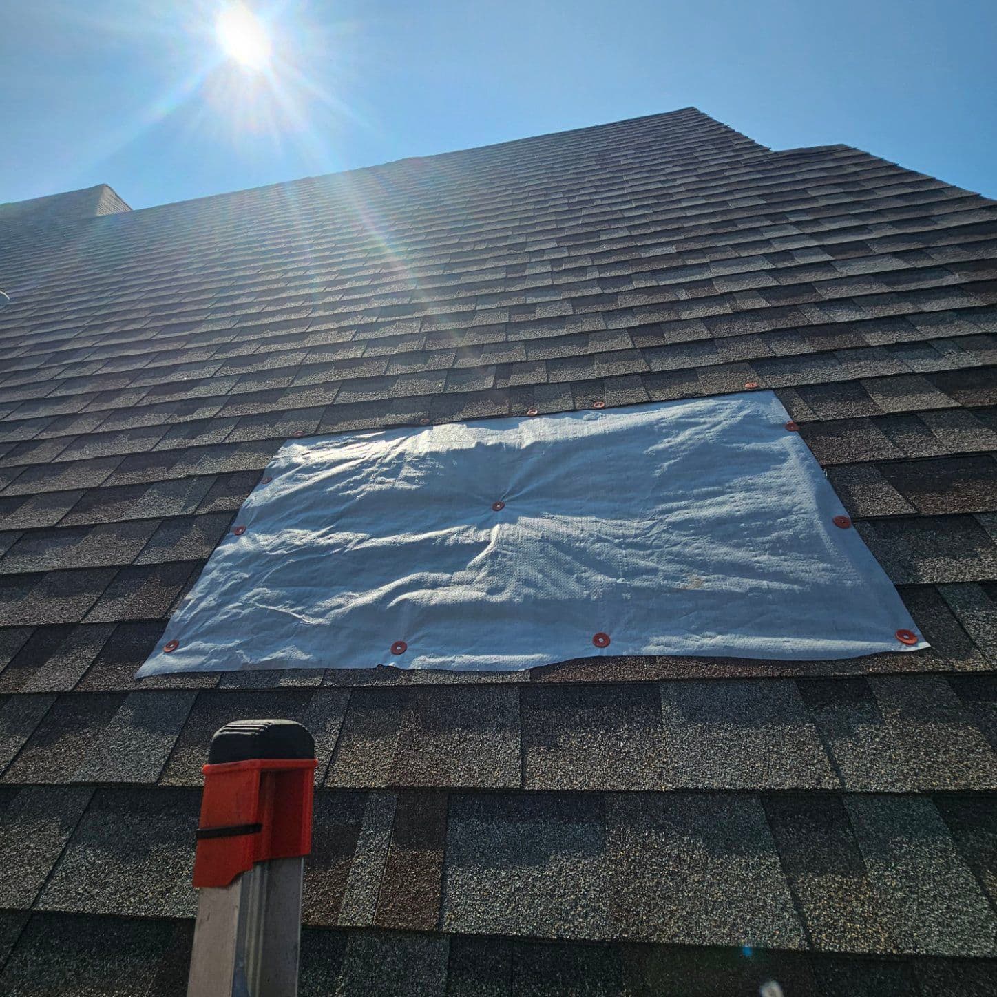 Project Emergency Roof Repairs with Secure Tarp Method image